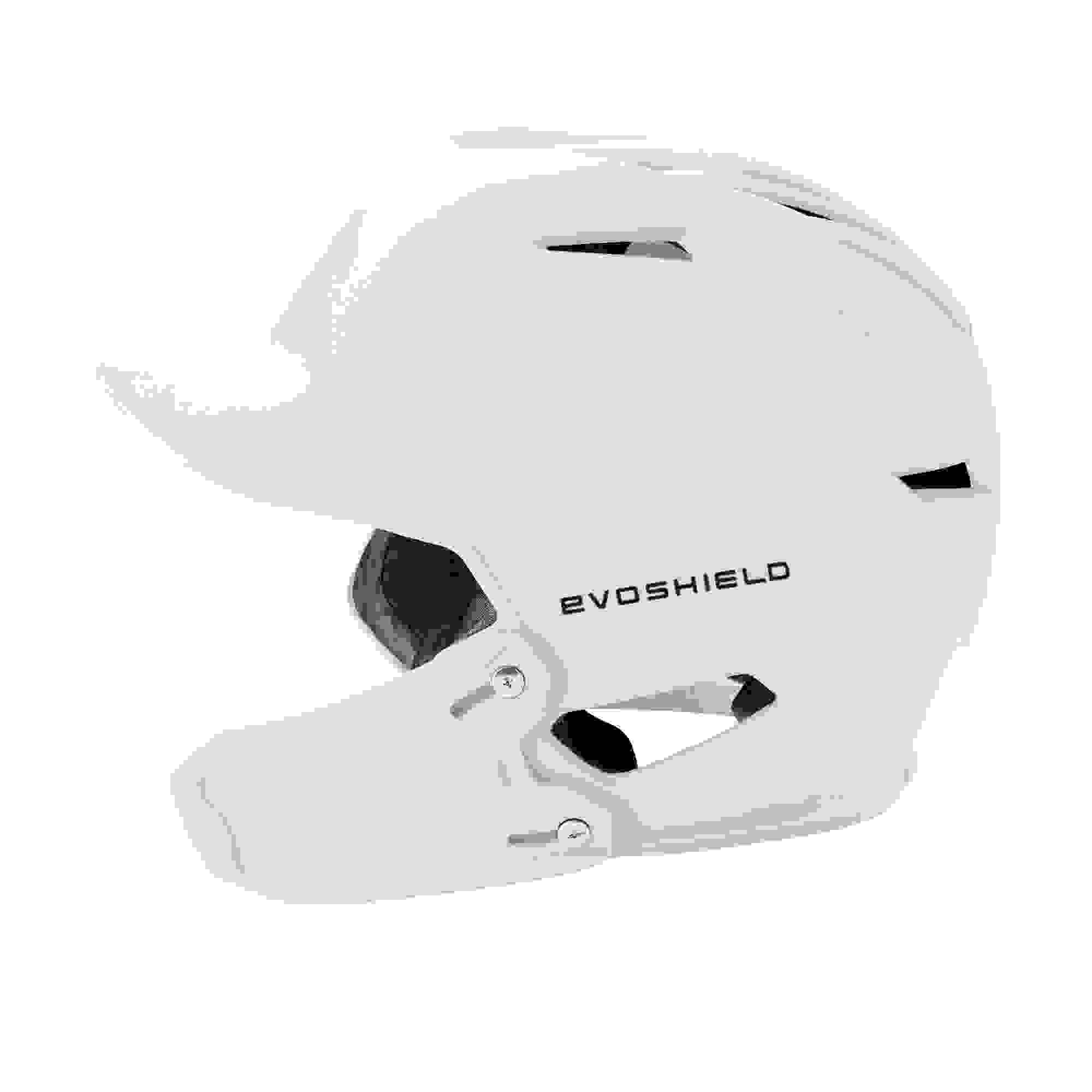Evoshield XVT 2.0 Matte White Baseball Batting Helmet w/ Faceshield